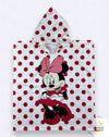 Paño Tipo Poncho Minnie Mouse