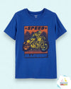 Camiseta Azul Moto