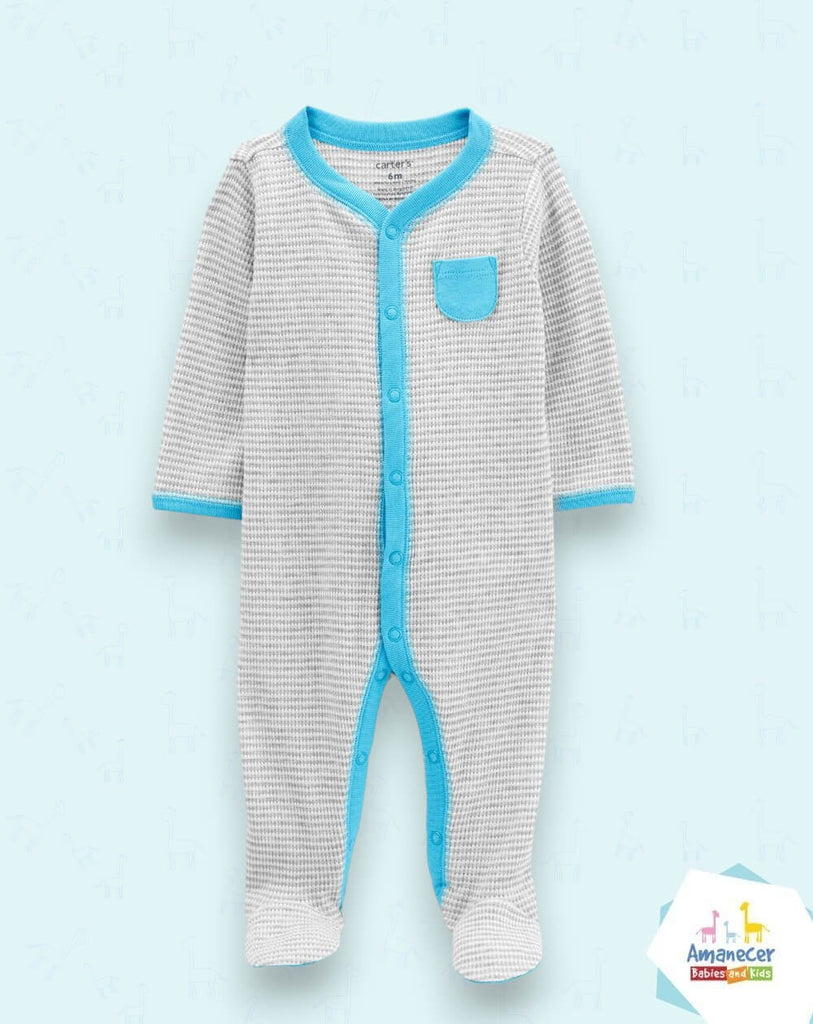 Pijamas Entera Celeste Broches