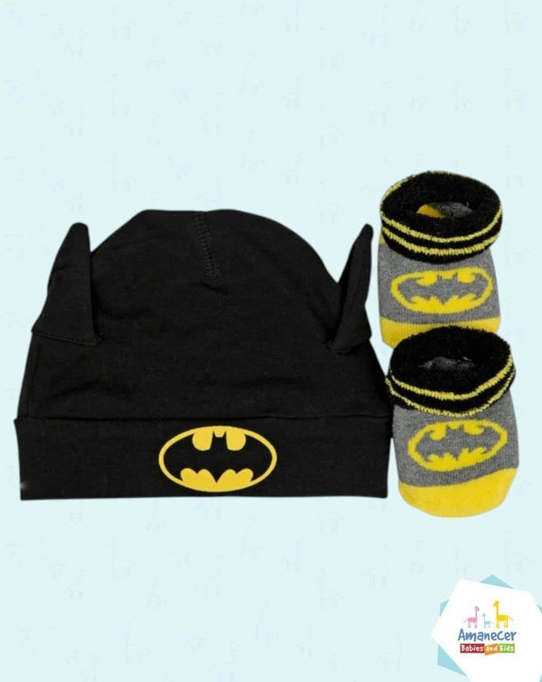 Gorrito y Medias Batman