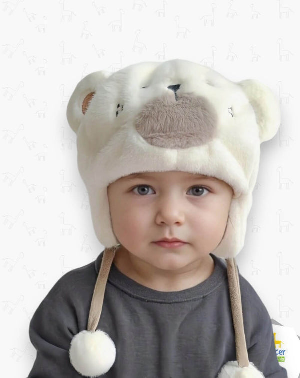 Gorrito con Orejeras Blanco