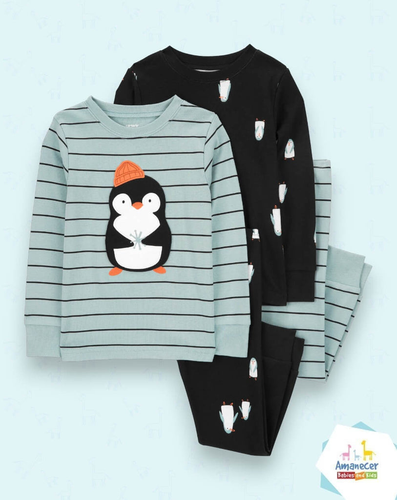 Pijama 4 piezas Pinguino