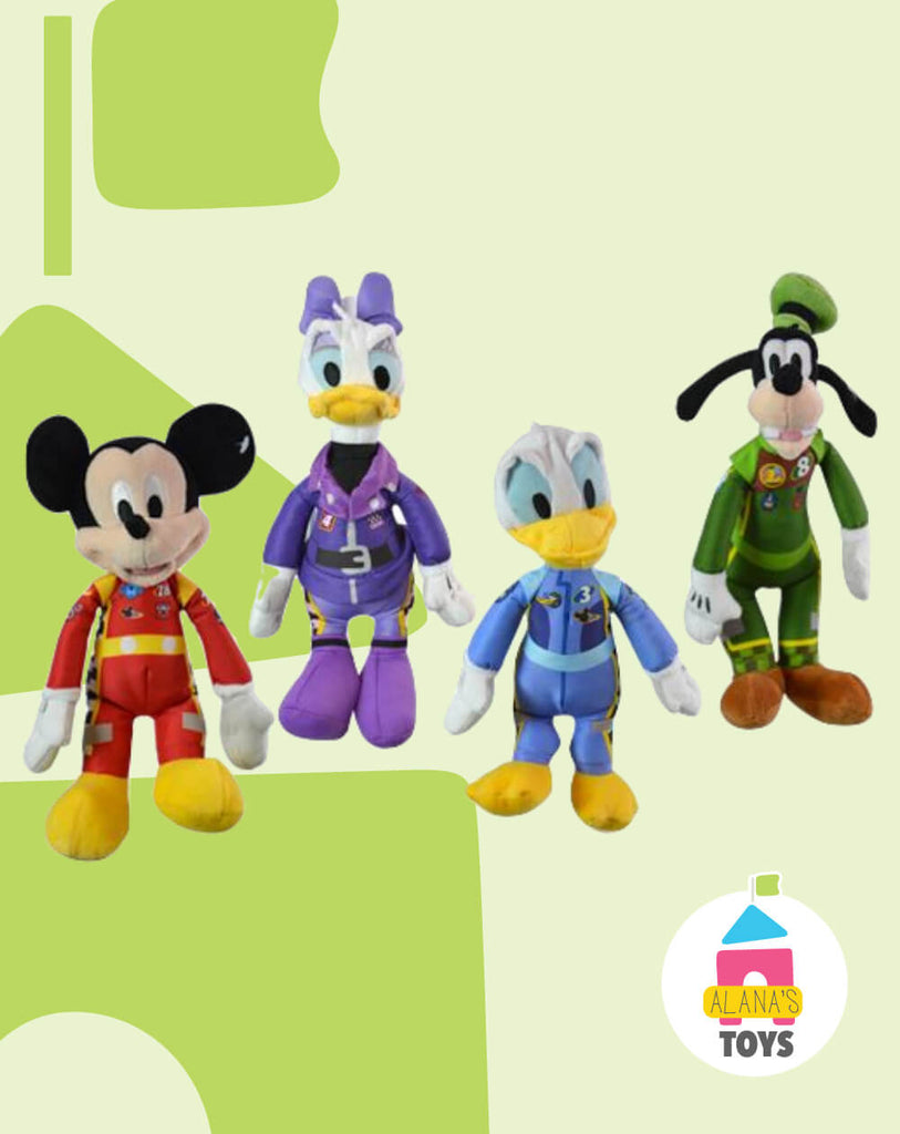 Peluche Mickey Sobre Ruedas o Amigos (28 cm) – Amanecer Babies And