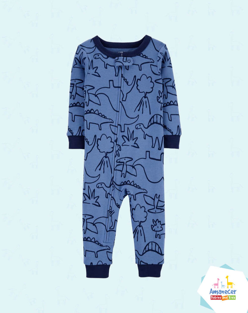 Pijama Entera Dino Azul